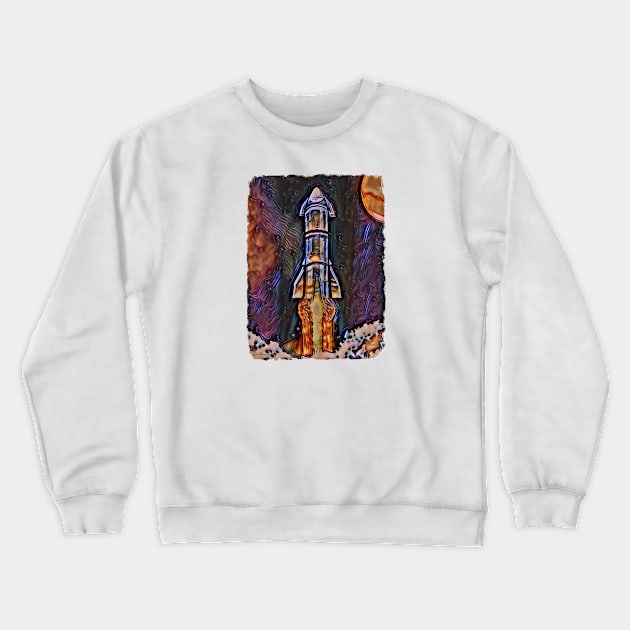 Starship I Crewneck Sweatshirt by Lees Tees